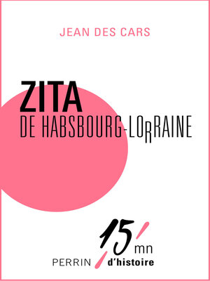 cover image of Zita de Habsbourg-Lorraine